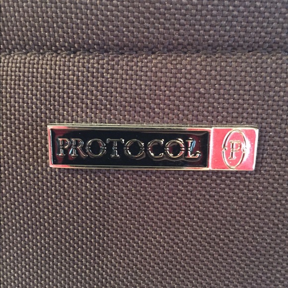 Brown “Protocol” Carry-On Luggage Bag - Picture 2 of 6